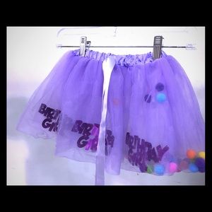 Purple birthday girl tutu! One size fits all